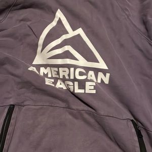 Purple American Eagle Hooded Sweatshirt Size XL Mens